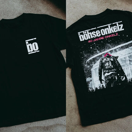 Böhse Onkelz 40 Year T-shirt Gehasst Verdammt Vergöttert II Peripheral Oversized Y2k Casual Cotton Men's Women's T-shirts Tees