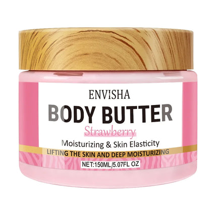 Skin Care Strawberry Face and Body Butter Lotion Cream: Whitening, Deeply Moisturizing, Brightening, Melanin Removal, Elasticity, Lifting