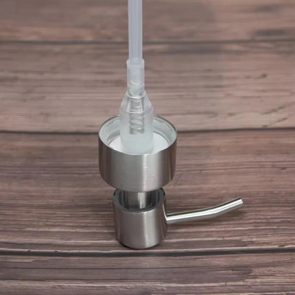 304 Stainless Steel Hand Liquid Soap Pump Dispenser Head Nozzle for Bathroom Kitchen Foam Soap Shampoo Dispenser Accessories 1Pc