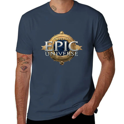 Universal Epic Universe Logo T-Shirt - UNIVERSAL DESTINATIONS & EXPERIENCES T-Shirt Blouse blacks t shirts for men pack