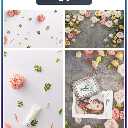 3D Double Sided Photography Backdrops 57*87cm Photos Background Props Product Food Photo Decoration Accessories Wallpaper