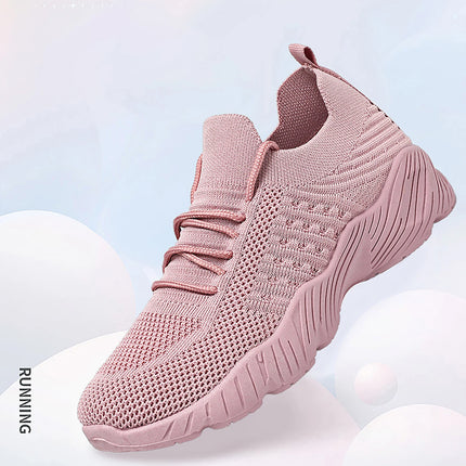 Women's Sneakers Breathable Casual Women Sock Shoes Lace Up Ladies Flats Female Spring Vulcanized Running Zapatillas De Mujer