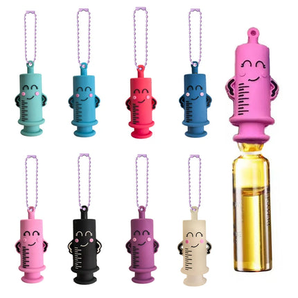 /KQM/Ampoule Bottle Opener Keychain Syringe-Shaped Cutter Nurse Doctor Aid Medication Vial Breaker Tool