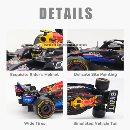 Bburago 1:24 2022~2024 F1 serie various style Red Bull RB19 Gran Premio de Austin SF23 W14 precision model car collection gift
