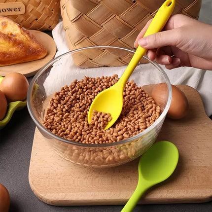 Silicone Spoon Stirring Long Handle Spoon Heat-resistant and Non-stick Food Grade Kitchen Accessories Silicone Cooking Tools
