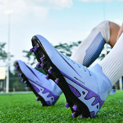 Original Men Football Field Boots Professional Society Indoor Boys Soccer Shoes Match Training Resistant Kids Football Shoes