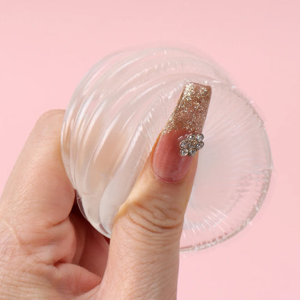 1Pcs Jelly Soft Silicone Gel Powder Puff Sponge for Cosmetic Face Foundation Bb Cream No Powder Eating Powder Makeup Tool