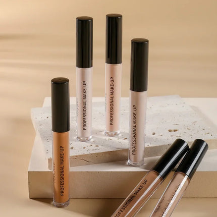 Waterproof Concealer Pen Full Coverage Cover Dark Circles Acne Pores Concealer Pen Matte Foundation Cream Facial Makeup Cosmetic