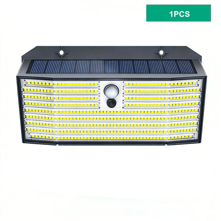 418/528/368 Solar Wall Lights  Outdoor Motion Sensor 3 Modes Security Light IP65 Waterproof Solar Powered Wall Light For Outside