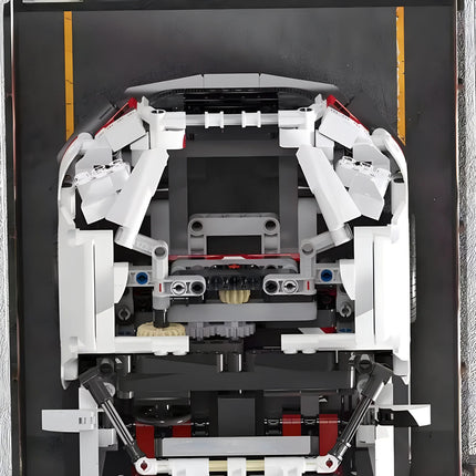 1:14 Building Block Sports Car RC Toy Car Building Block Toy Birthday Gift MOC Sports Car Model (1209+ Particles)