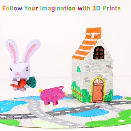 12 Colors 3D Pen PLA Filament Refills 1.75mm 3D Pen Filament Each Color 3M 3D Printing Material PLA Total 36M