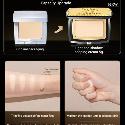 Maogeping Face Highlight Cream Light and Shadow Sculpting Highlight Powder Cream Contouring Makeup Cosmetics