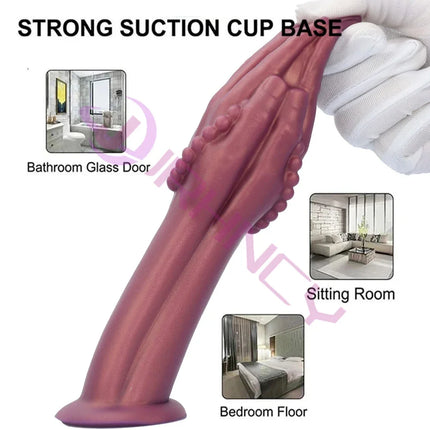 Arms Fisting Anal Plug Huge Anal Dildo Silicone Arms Butt Plug 18+ BDSM Sex Toys for Women Men Masturbation Prostate Massage