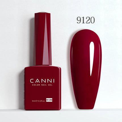 9ml CANNI Gel Nail Polish HEMA FREE TPO FREE Round Brush Gorgeous Color Soak Off UV LED Semi Permanent Gel Varnish Winter Nails