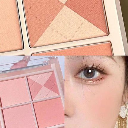 New DIKALU Honey Story Four Color Blush Powder Delicate Natural Lift Color Low Saturation Pseudo-vegetarian Blush INS
