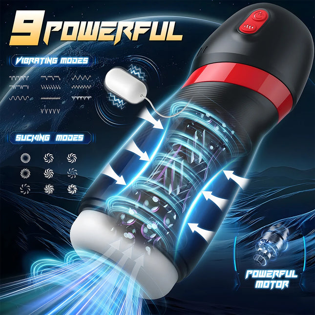 APP Wireless Control Automatic Sucking Vibration Masturbator Cup Automatic Blowjob Suking Machine Real Vagina Sex Toys For Men