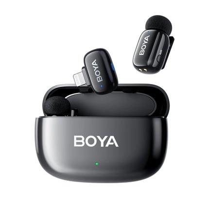 Boya mini Wireless Lavalier Microphone for iPhone Android Smartphone PC Computer , Vlogging TikTok YouTube Content Creators
