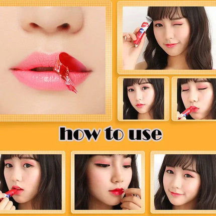 Romantic Bear Hot Selling Waterproof Lipstick Famous Brand Beauty Red Wow Makeup Matte Lip Gloss Impermeavel lip gloss Cosmetics