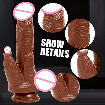 Vibrator for Women Dildo Stimulator Adult Sex Toys Double Head Dildo Adults Product Dick Stimulator G-Spot Anal Dildo Realistic