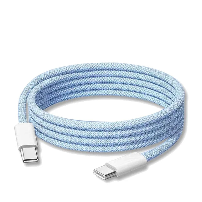 1PCS 3PCS 5PCS 10PCS PD 60W Fast Charging USB C to Type C Cable Colorful Woven Cable for iPhone 16 15pro Huawei Xiaomi Samsung