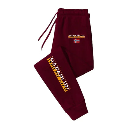 New Men's Sweatpants Spring Autumn Fleece Pants Sportswear Pants Casual Drawstring Pockets Trousers Oversize Sweatpants For Men