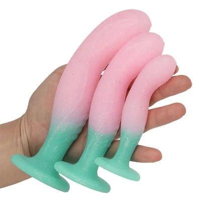 Silicone Anal Dildo Butt Plug Prostate Massager Anal Beads Stimulation G-spot Clitoral Erotic Adult Sex Toys for Men Women Gay