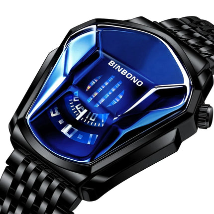 BINBOND New Casual Unique Digital Clock Men Luxury Watch Automatic Watches Mens Gold Fashion Quartz Wristwatches Montre Homme 01