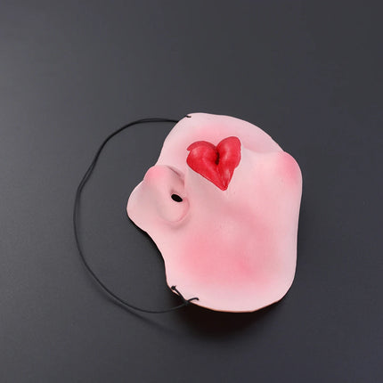 mask Half Face Unique Design No Plastic Smell Comfortable For Cosplay Costume Accessory Funny