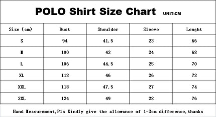 Men's Summer Half Chain Vertical Striped Short Sleeved Polo Shirt Is a Fashionable Choice for Casual Wear and Figure Enhancement