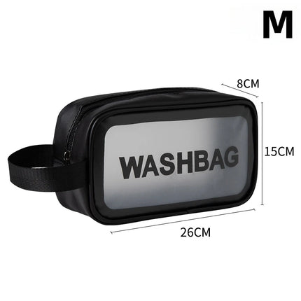Portable Travel Wash Bag Female Transparent Waterproof Makeup Storage Pouch Large Capacity Cosmetic Organizer Beauty Women Case