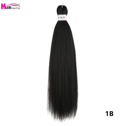 Easy Braids 26Inch Synthetic Jumbo Braids Hair Extensions Ombre Colorful Braiding Hair Pre Stretched Hair Expo City