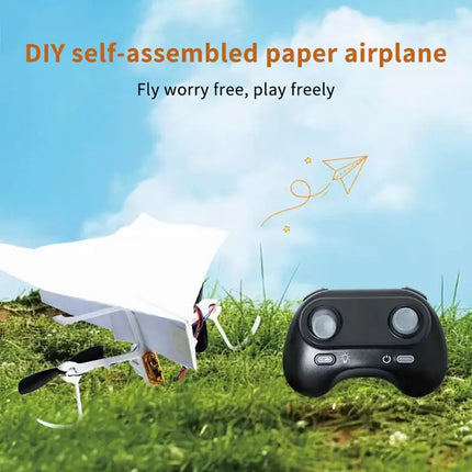 Electric DIY Paper Plane Kit Powerful Motors Long Flight Time Educational STEM Toy for Children New Year Presents Science