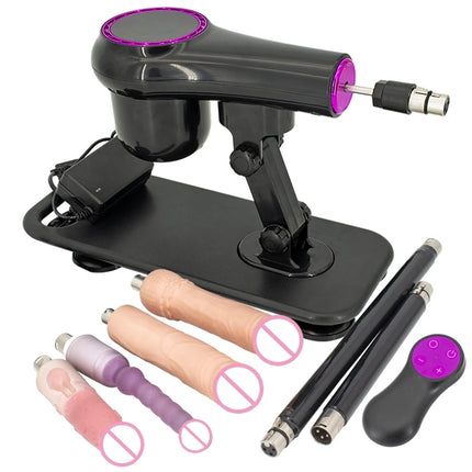 FREDORCH Portable Sex Machine Adjustable Speed Angle Automatic Wireless Control for Woman Man Masturbating Pumping Gun Sex Toys