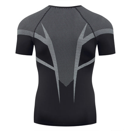 Compression Shirts Men's Rashguard Quick Dry Gym Fitness Shirts Spring Beach Surfing Athletic Sport Running Workout Tops Tees