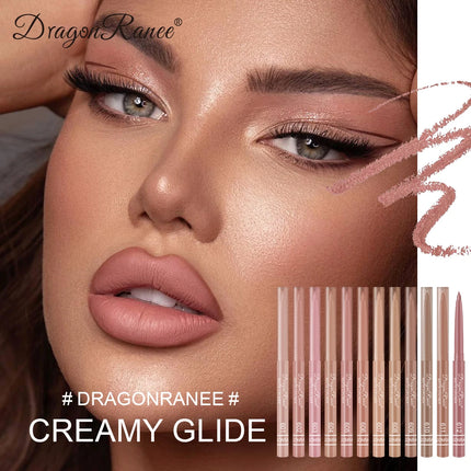 Lip Liner to Outline the Lip Shape, Novice-Friendly, Natural and Delicate, Pouty Lip Pencil, Waterproof, Matte, Nude Color Lip Liner