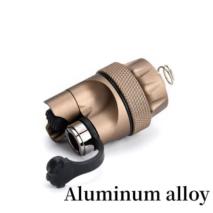 Tactical Surefire DS00 Scout Light Rear Cap Metal Tail Cap Dual Function Pressure Switch Cover Compatible with ST07 SR07 Switch
