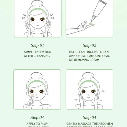 Anti-Acne Cream Effectively Removes Skin Nodules Pustules Cysts Papules Blackheads Men And Women Acne Skin Care Essence Cream