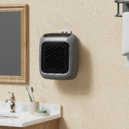 800W Mini Heater, PTC Ceramic Fast Heating Bathroom Heater with Remote Control, Wall Mounted Electric Heater for Indoor Use