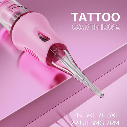 10pcs Tattoo Cartridge Needles Disposable Needles RL RM XF Series For Tattoo Machine For Eyebrow Eyeliner Permanent Makeup
