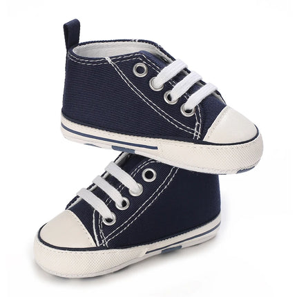0-18 Months Newborn Baby Shoes Classic Fashion Casual Sports Shoes for Boys and Girls Non slip Soft Sole Walking Shoes
