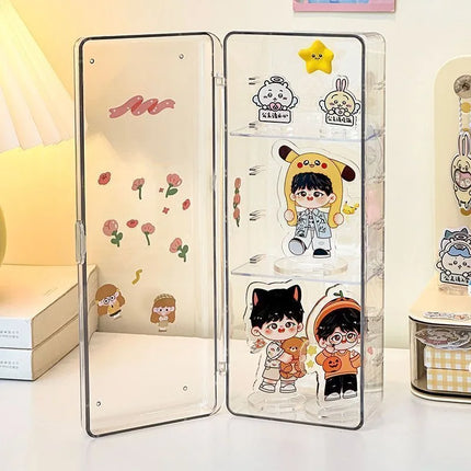 Acrylic Organizer For Collectible Figure And Blind Box Toy Large-Capacity High Definition Transparent Miniature Display Shelves