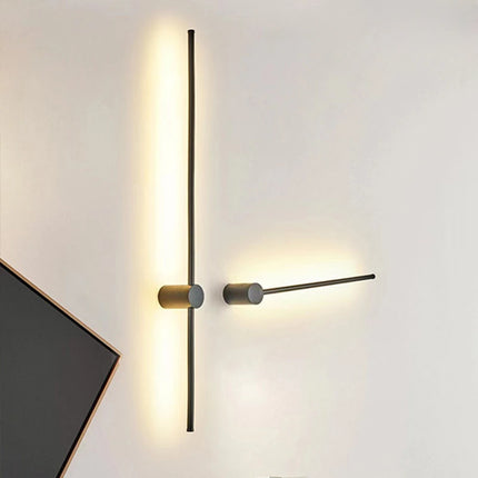 Nordic Art Design Minimalist Long Line Wall Lamps Modern Simple Living Room Home Decoration Luxury Hotel High-end Wall Light LED