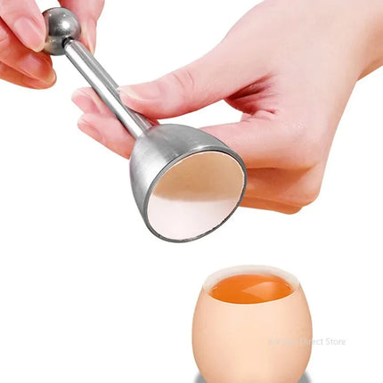 Stainless Steel Egg Opener Shell Opener Egg Head Eggshell Cutter Egg Cup Holder Multi-purpose Egg Tool Kitchen Gadgets