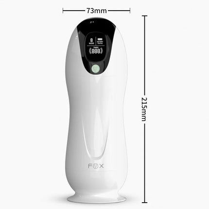Portable Men's Aircraft Cup with LCD Display 8 Adjustable Frequencies Male Masturbator Vacuum Covered Male Pleasure Cup Male Sex