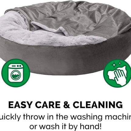 Pet Semi-enclosed Kennel Cat Litter Teddy House for Small Medium Dogs Cats Winter Warm Cushion Blanket Pet Sleeping Supplies