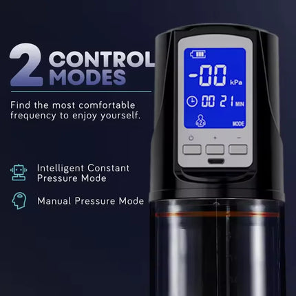 Automatic 4 Suction Modes Vacuum Penis Pump Vacuum Sex Toys for Male Masturbation Penis Extender Vacuum Pump Enlargement