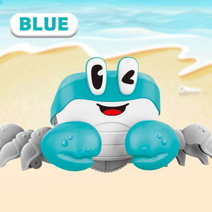 Cartoon Crab Toys for Kids, Electric Pets Musical Dancing Crab Toy Run Away Interactive Gifts for Toddler Baby