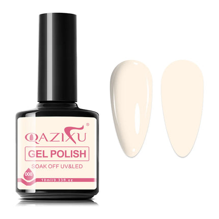1/6Pcs Nude Collection Gel Nail Polish Set Soak Off UV LED Semi Permanent Nail Art Kit for French Manicure DIY Popular Color