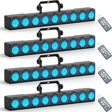 45W RGBW 9LED Wall Wash Light 4in1 Bar Lights Party Disco DJ DMX Strobe Effect Stage