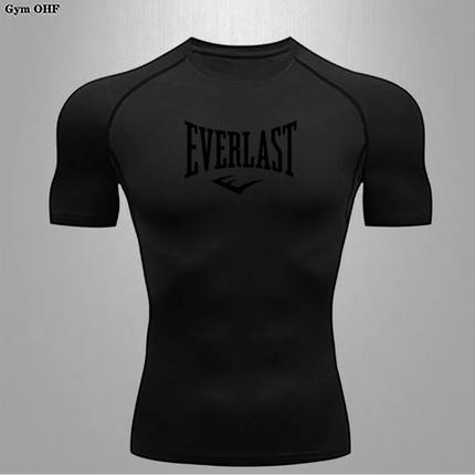 Men's Fit T-shirt Heat Dissipation Tight Fitting Skin-Friendly Athletic Compression Fitness Tee Ultra Thin Quick-drying GYM Tops